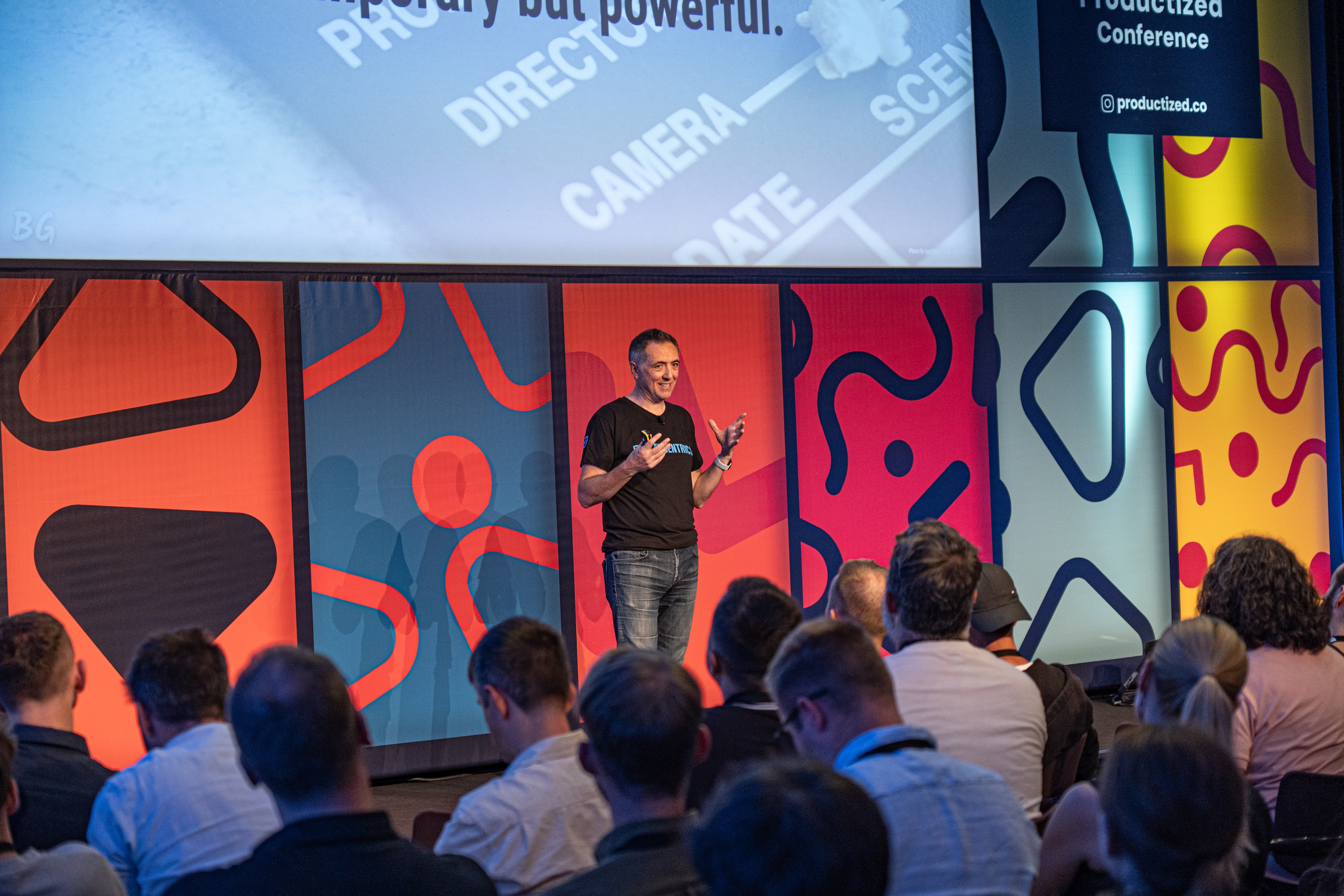 Blagoja Golubovski speaking at Productized Conference